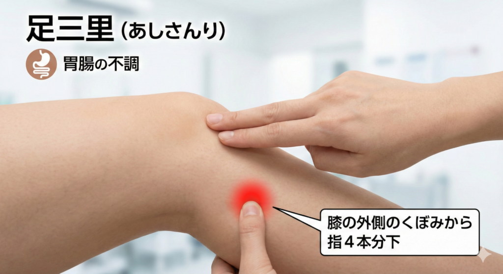 あしさんりの位置を示すイラスト