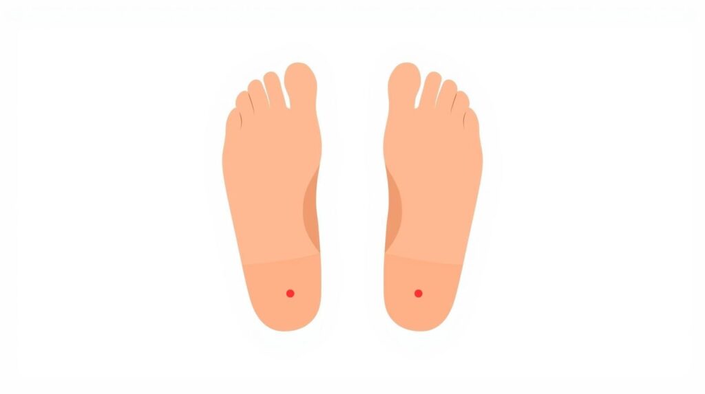 安眠のツボと呼ばれる失眠のツボの位置を示すイラスト